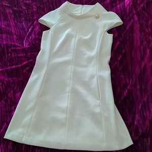 White classy cocktail dress